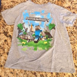 Minecraft shirt kids xs